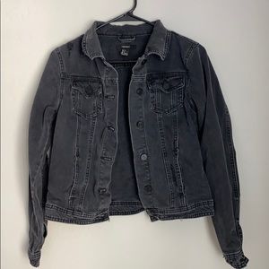 Black jean jacket